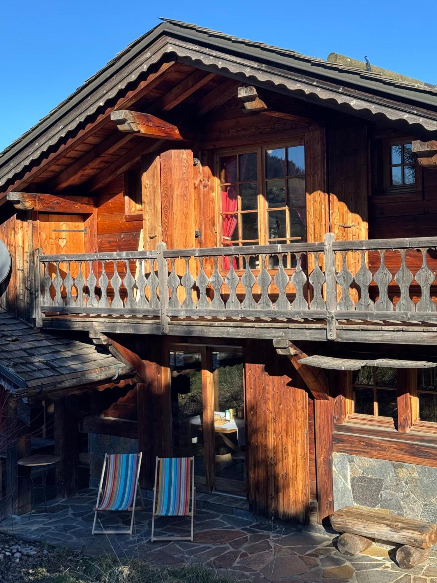 מגב Chambres Et Mazots Du Chalet De Mado מראה חיצוני תמונה
