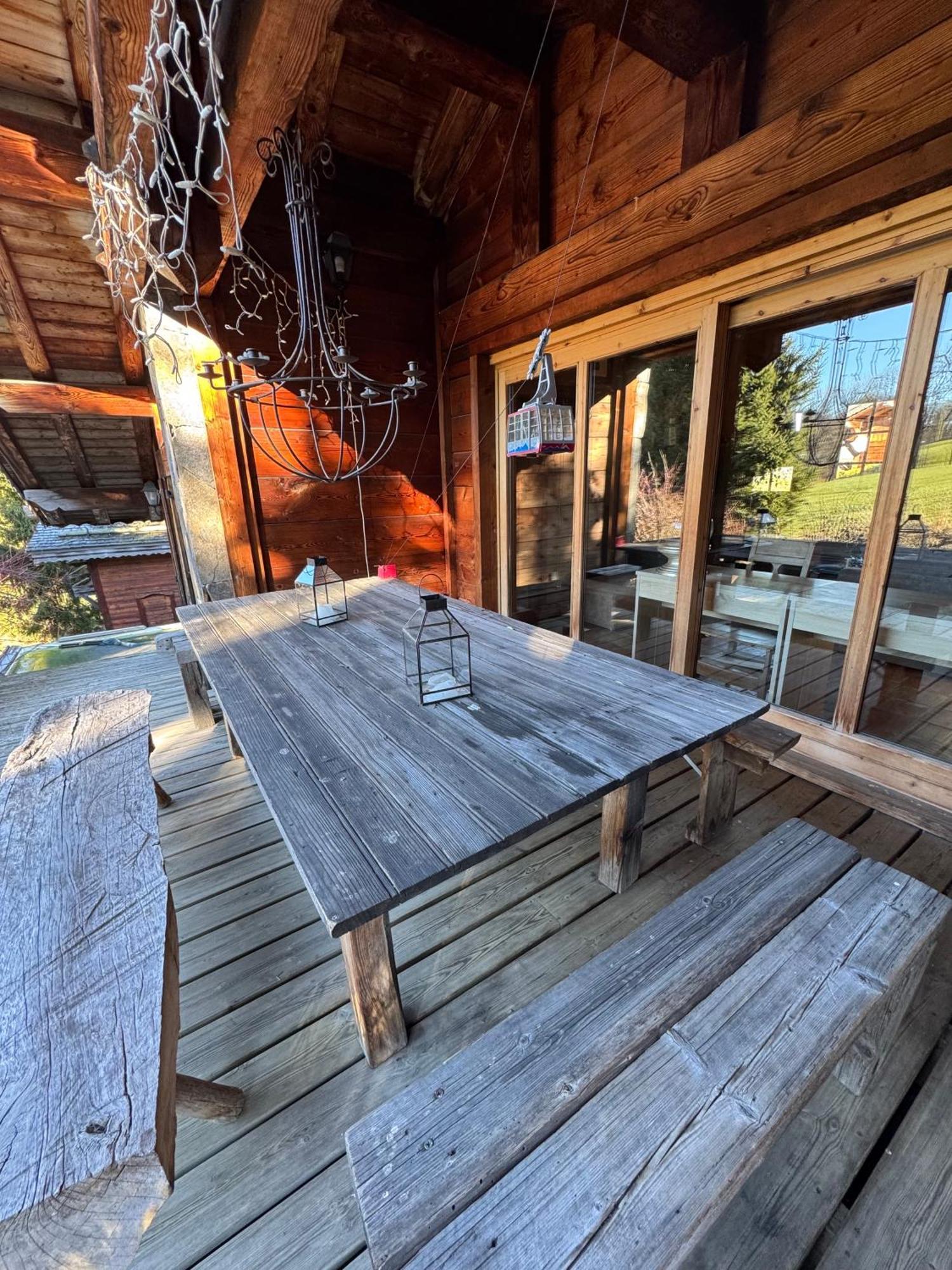 מגב Chambres Et Mazots Du Chalet De Mado מראה חיצוני תמונה