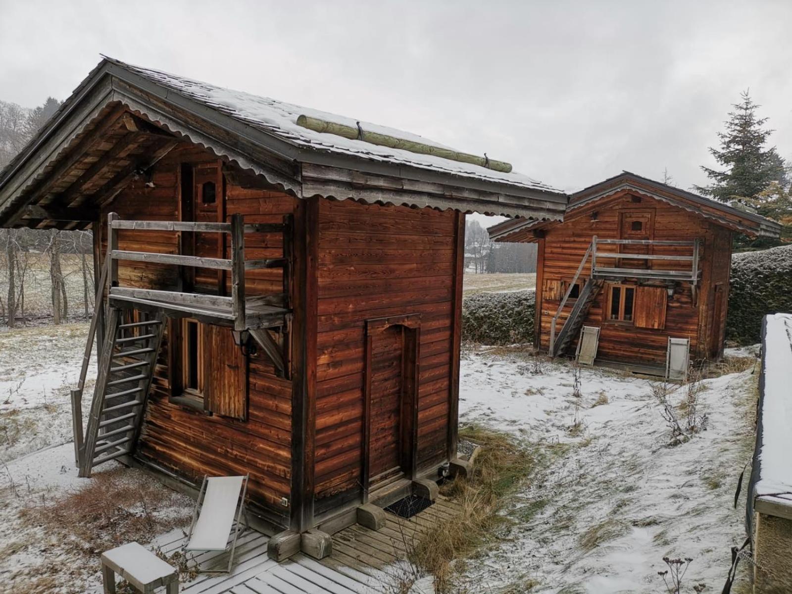 מגב Chambres Et Mazots Du Chalet De Mado מראה חיצוני תמונה